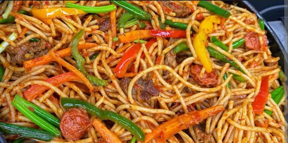 Jollof Spaghetti